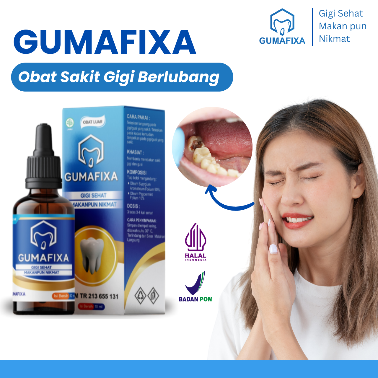 GUMAFIXA UNTUK GIGI BERLUBANG